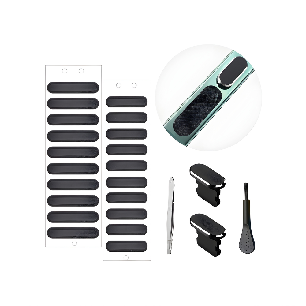 10 Pcs Dustproof Protection Stickers – Phone Port Safety Kit