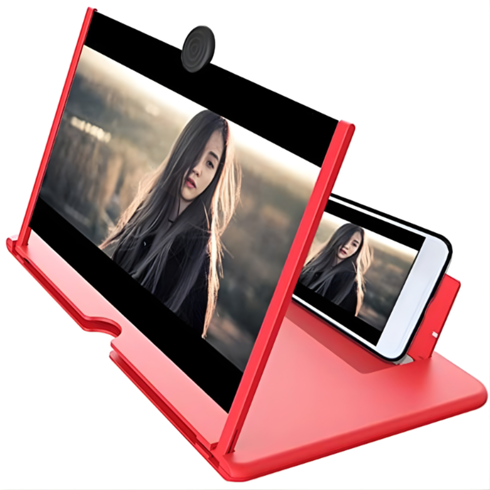 HD Mobile Screen Magnifier – 3D Enlarged Viewing Display