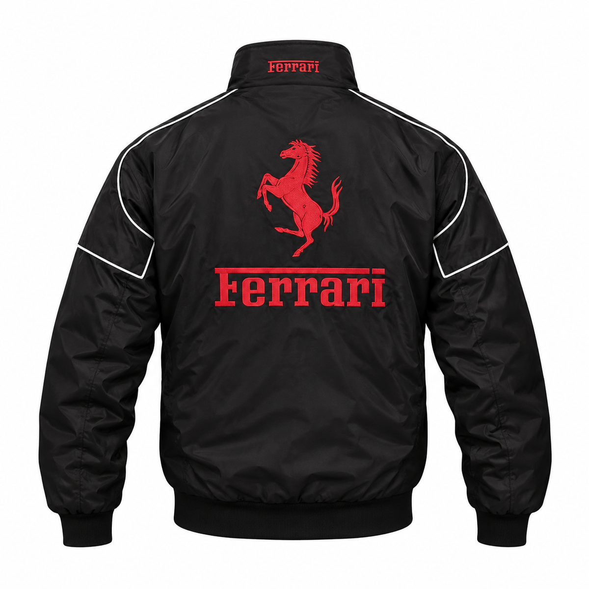 Black & Red Racing Track Jacket – Motorsport Style