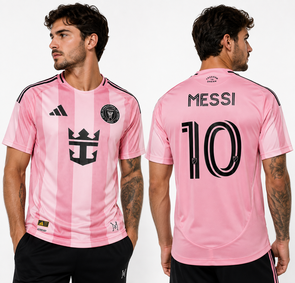 Pink Messi #10 Premium Football Jersey – Limited Edition