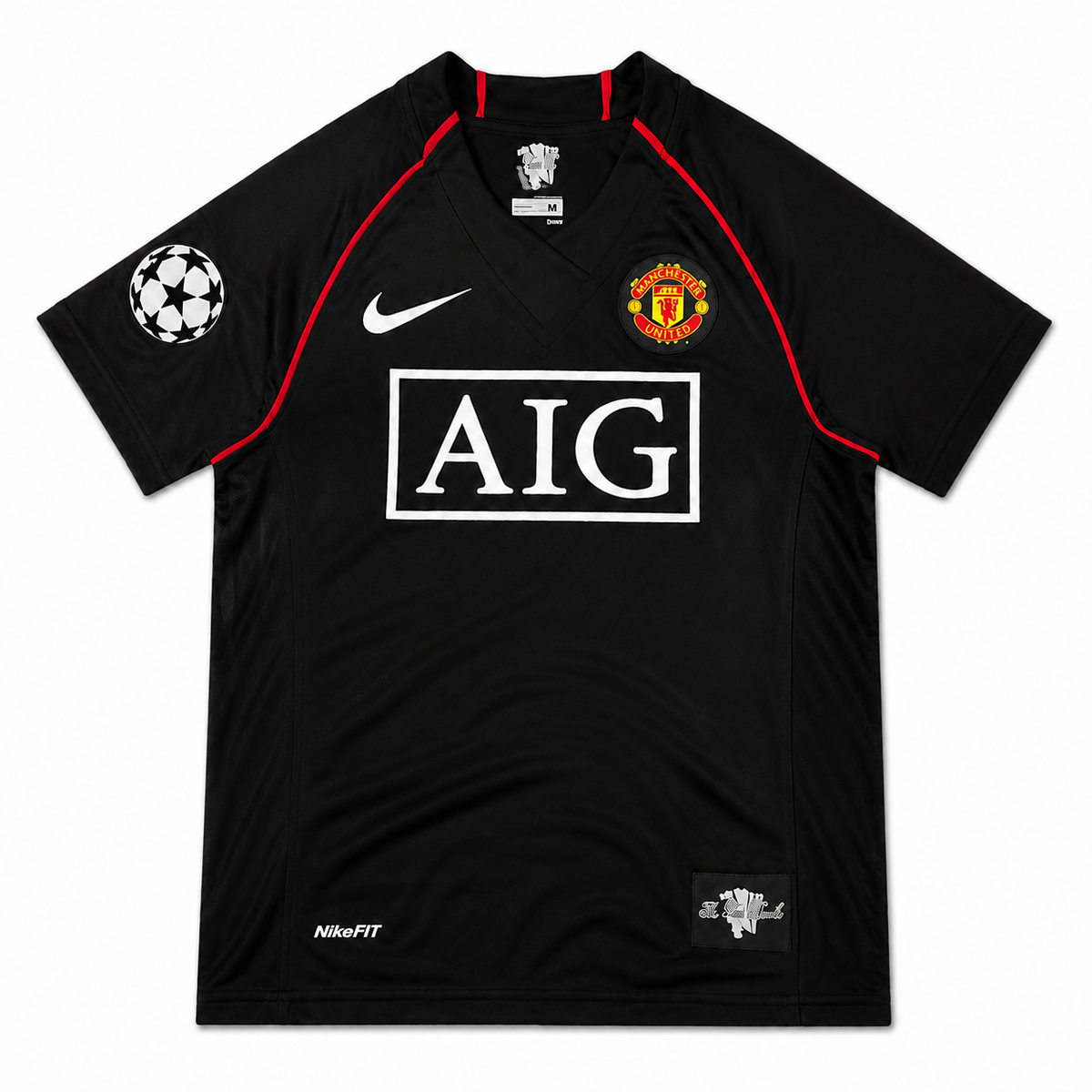 Manchester United Black & Red Ronaldo 7 Football Jersey