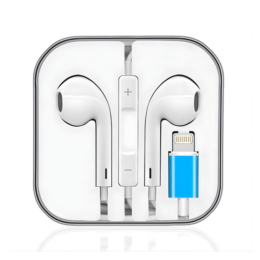 Lightning iPhone Handfree Earphones – Wired Stereo Headset