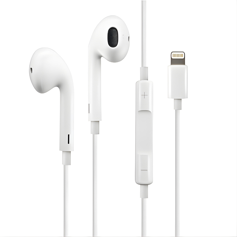 Lightning iPhone Handfree Earphones – Wired Stereo Headset