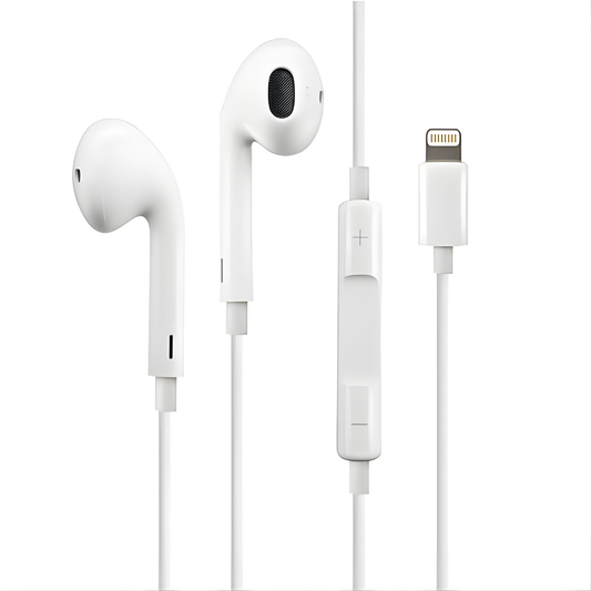 Lightning iPhone Handfree Earphones – Wired Stereo Headset