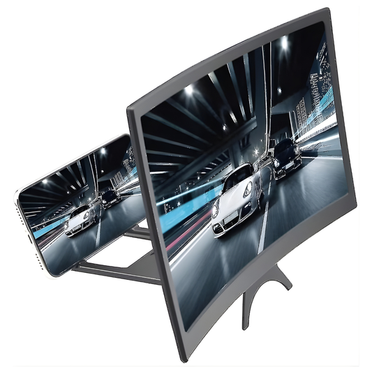 12 Inch Curved Mobile Screen Magnifier – HD Phone Screen Enlarger | Cinema Experience