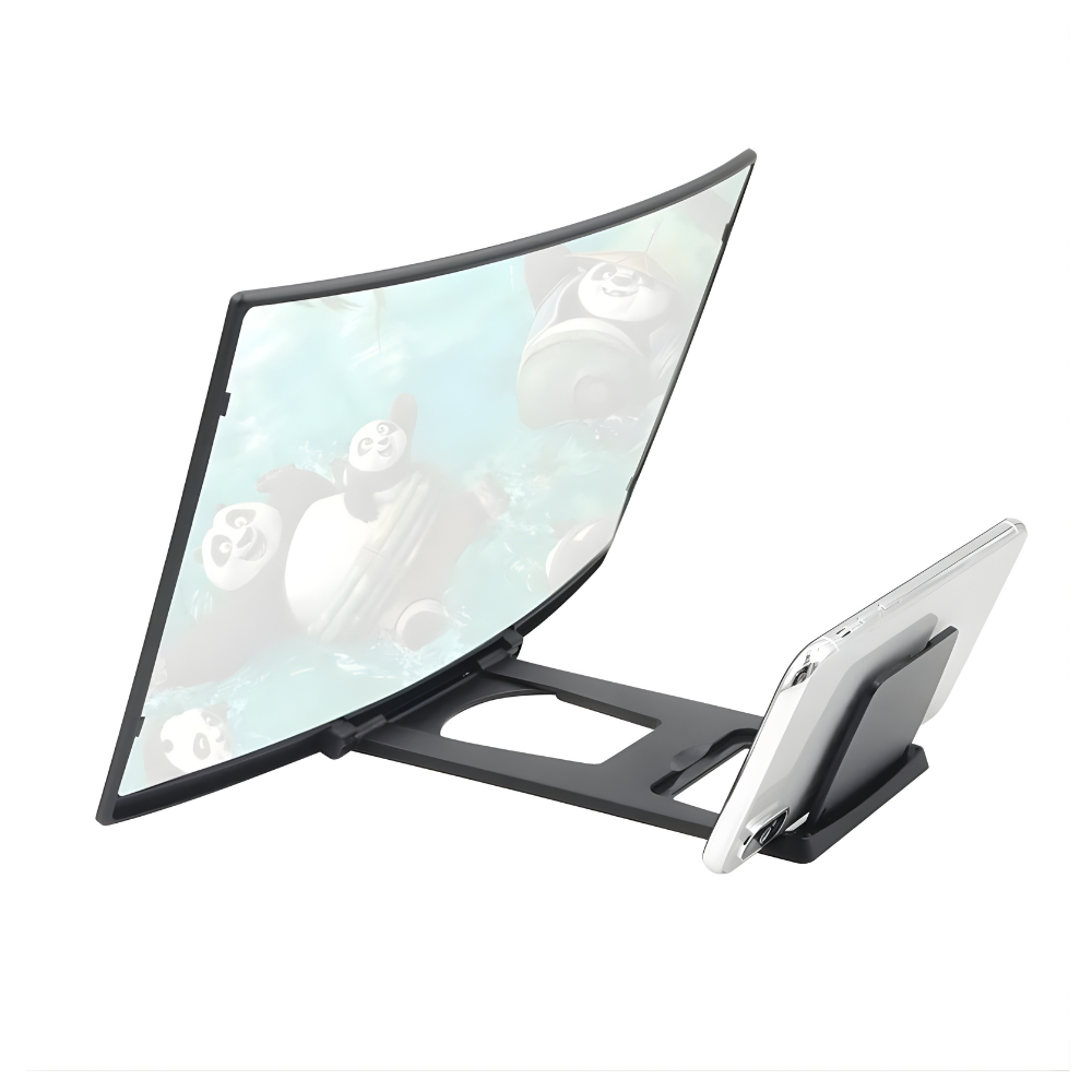 12 Inch Curved Mobile Screen Magnifier – HD Phone Screen Enlarger | Cinema Experience