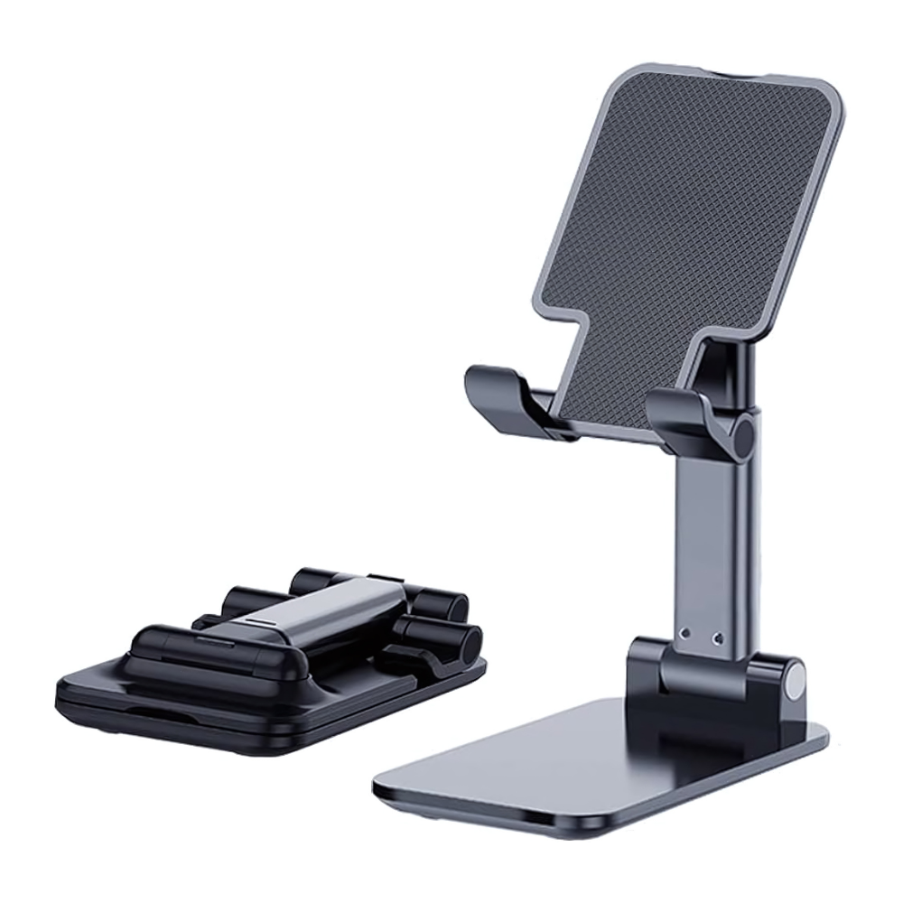 Premium Steel Adjustable Phone Stand – Heavy Duty Desk Holder
