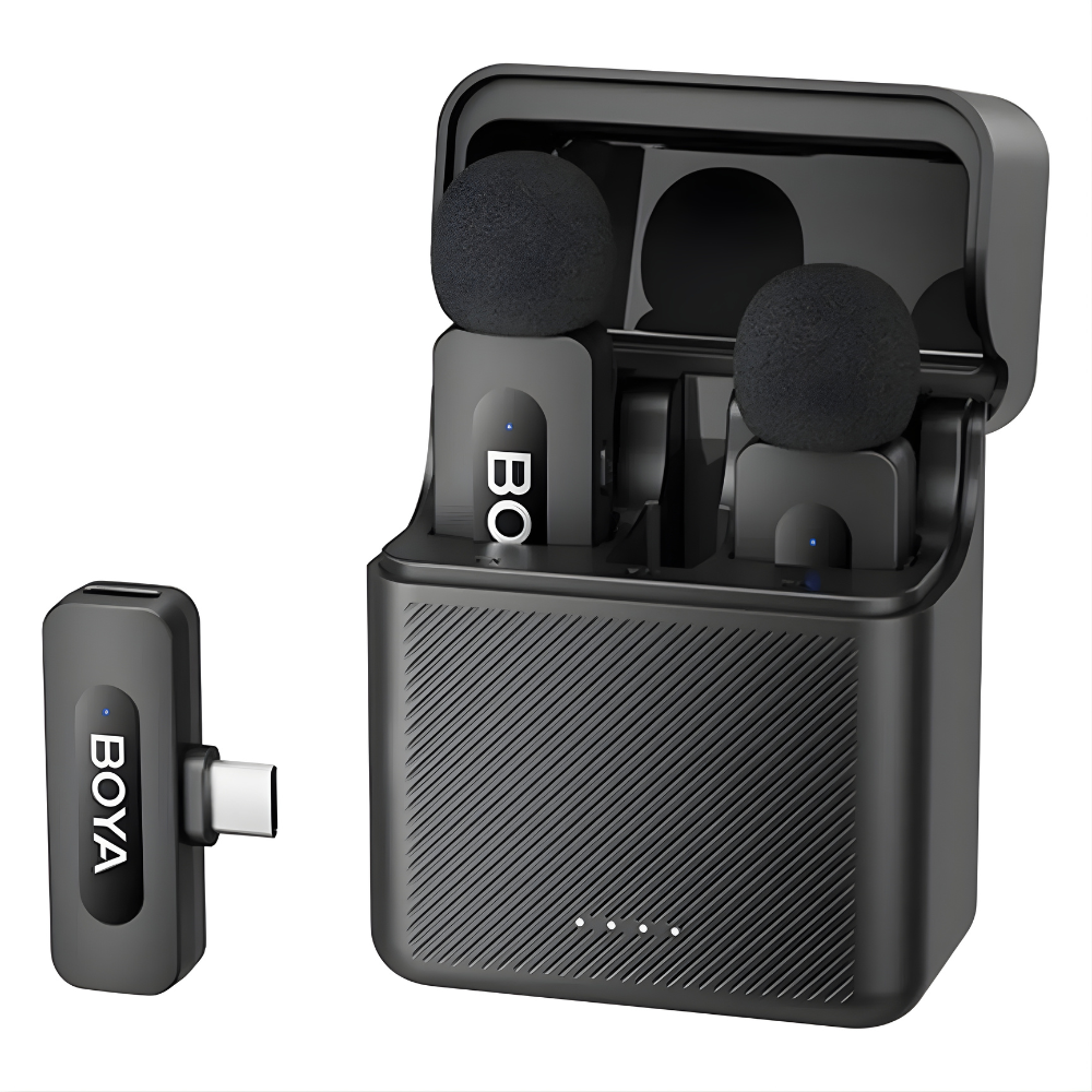 Wireless Lavalier Microphone – Compatible with Android & iPhone