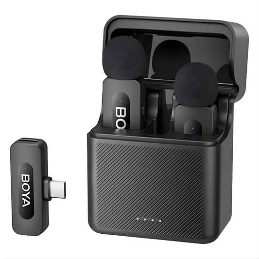 Wireless Lavalier Microphone – Compatible with Android & iPhone